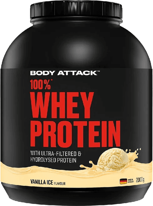 Body Attack 100% Whey Protein · Vanilla