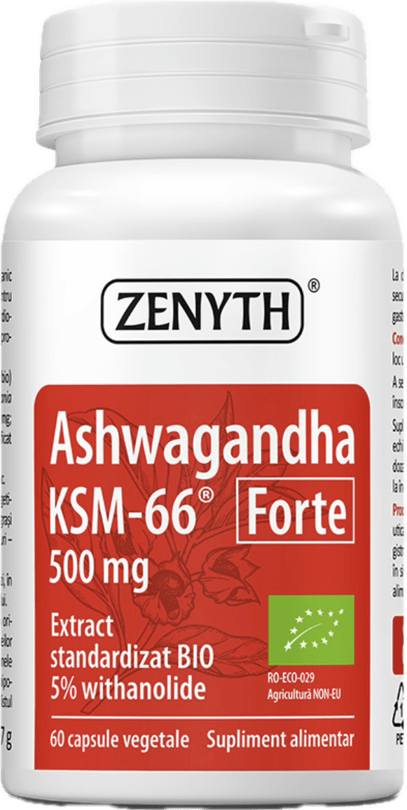 Zenyth Ashwagandha KSM-66 Forte 500mg
